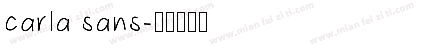 carla sans字体转换